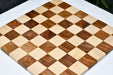 Indian folding sheesham and maple chess board, 32cm