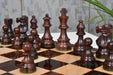 French Lardy chess set with 51cm rosewood and maple board