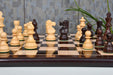 Reproduction French Lardy chess set, 34 pieces with a 20 inch board