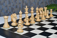 French Warrior Luxury chess set with two spare queens in ebony and boxwood