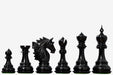 Sher E Punjab Series chess pieces, genuine ebony and boxwood, hand carved in India