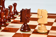 1929 Barcelona Joc Catalan wooden chess pieces, 110mm king, Bud rosewood finish