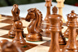 Sterling Chess sheesham wood Craftsman Knight Staunton pieces, 99mm king