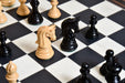 Full 34 piece New Imperial chess set in genuine ebony and boxwood, Sterling Chess Australia