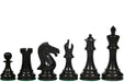 Elgin Marble Knight chess pieces, ebony and boxwood, hand carved in India