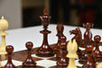 Full 34 piece William Hamlett chess set in bud rosewood and boxwood, Sterling Chess Australia