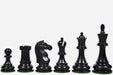 BCC Staunton Double Collared chess pieces, genuine ebony and boxwood, hand carved in India