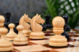 German Knubbel reproduction chess pieces with two spare queens