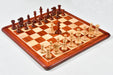Knight carving detail on the GM Blitz Edition Staunton chess pieces in bud rosewood and boxwood