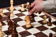 Full Tournament German Knight chess set with its 48cm folding notation board, Sterling Chess Australia