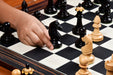 1935 Warsaw Capablanca reproduction ebony chess pieces available in Australia