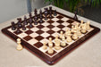 Indian rosewood and boxwood reproduction French Lardy chess pieces, 34 piece roster