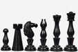 Grand Divan chess pieces, genuine ebony and boxwood, hand carved in India