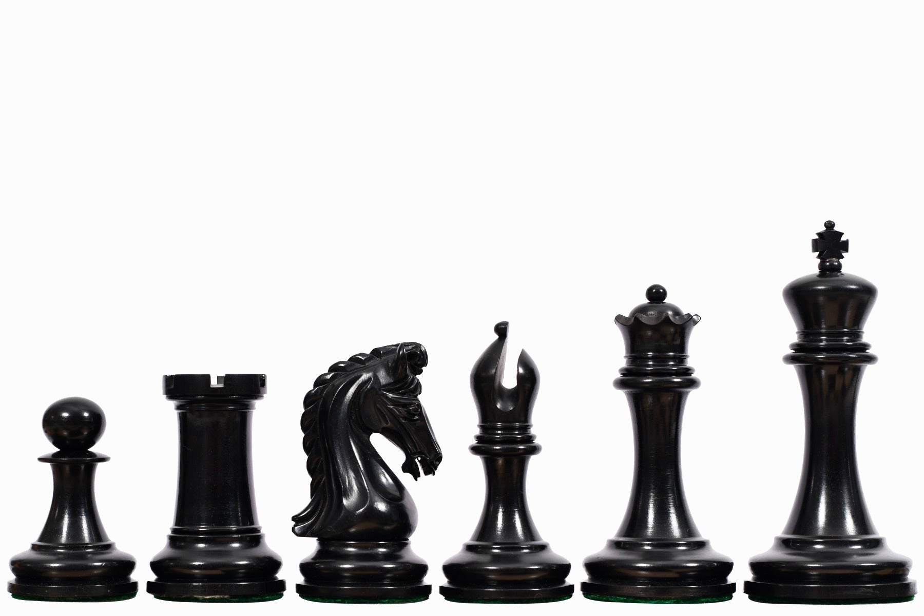 Reproduction Imperial Collector Sinquefield Cup 2014 chess pieces in ebony, 96mm king