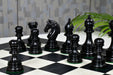 Indian Chetak II Customised Staunton knight carving in genuine ebony