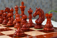 Full 34 piece Monarch's Gambit chess set in bud rosewood and boxwood, Sterling Chess Australia