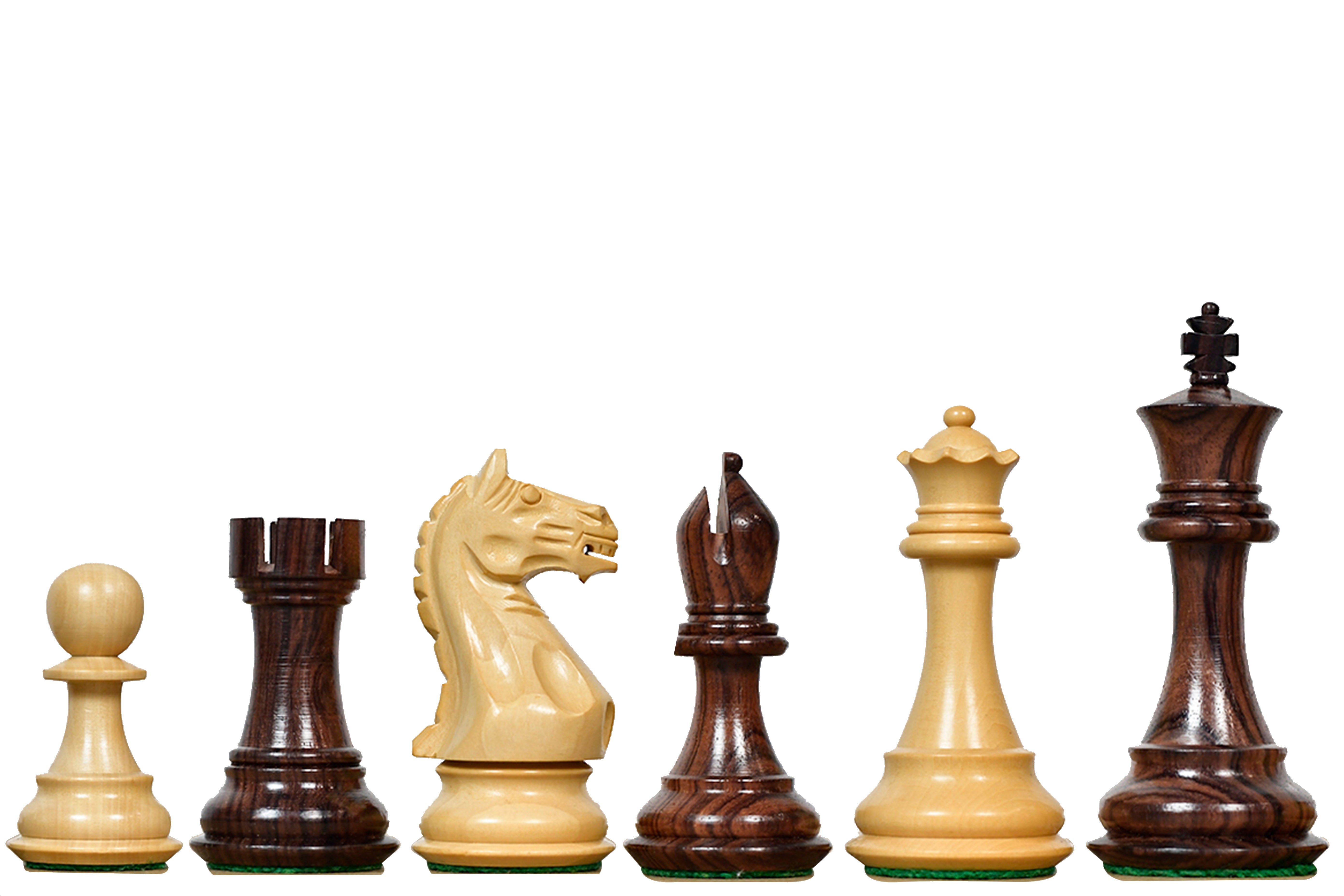 Sterling Chess Fierce Knight Staunton Rosewood 103mm chess pieces