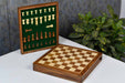12 Inch Magnetic Travel chess set in sheesham and boxwood, made in India