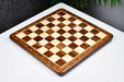 Notation chess board in sheesham and maple, close detail of the coordinates