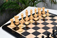Full 34 piece Old Vintage English chess set in ebonised and natural boxwood, Sterling Chess Australia