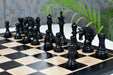 Full Pegasus Series Artisan V2.0 chess set with its 58cm solid ebony and maple board, from Sterling Chess