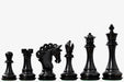 Pegasus Series Artisan Staunton chess pieces, genuine ebony and boxwood, hand carved in India
