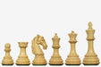 Indian rosewood chess pieces with a 99mm king and weighted felted bases