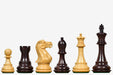 Sterling Chess Desert Gold Staunton chess pieces in rosewood and natural boxwood, 100mm king
