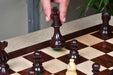 Reproduction French Lardy chess pieces in Indian rosewood, available in Australia