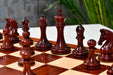 Hand carved knight detail on the Reproduction Imperial Collector Sinquefield Cup 2014 Bud Rosewood chess pieces