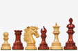Sterling Chess Indian American Luxury chess pieces in bud rosewood and boxwood, 112mm king