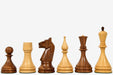 Sterling Chess reproduction 1961 Soviet Baku sheesham and boxwood 103mm chess pieces
