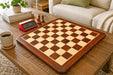 Player's Choice sheesham and maple chess board, 53cm with 55mm squares