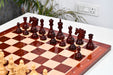 Knight carving detail on the Sher E Punjab Series chess pieces in bud rosewood and boxwood