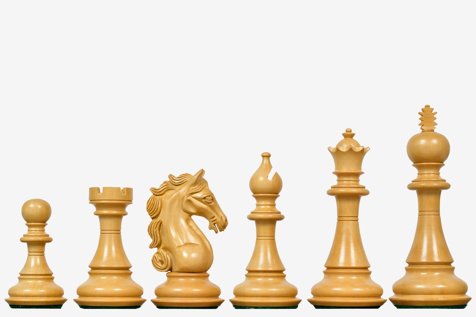 Rosewood Staunton chess pieces with a 115mm king, hand carved in India
