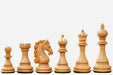Bud Rosewood Staunton chess pieces with a 115mm king, hand carved in India