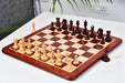 Knight carving detail on the Sinquefield Cup 2017 chess pieces in bud rosewood and boxwood