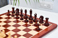 Sinquefield Cup 2017 wooden chess pieces, 95mm king, Bud rosewood finish