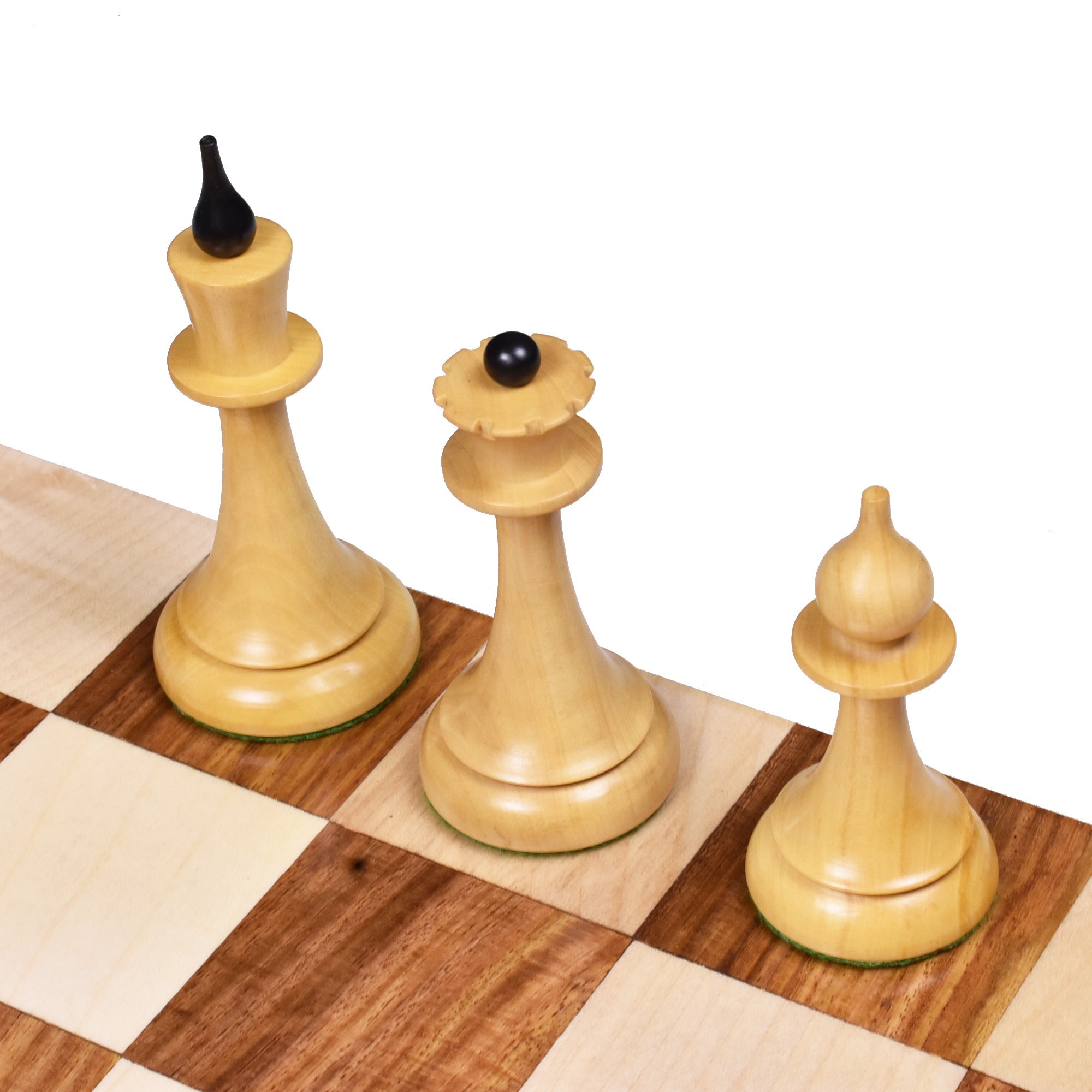 1950s' Soviet Latvian Reproduced 102mm Chess Pieces
