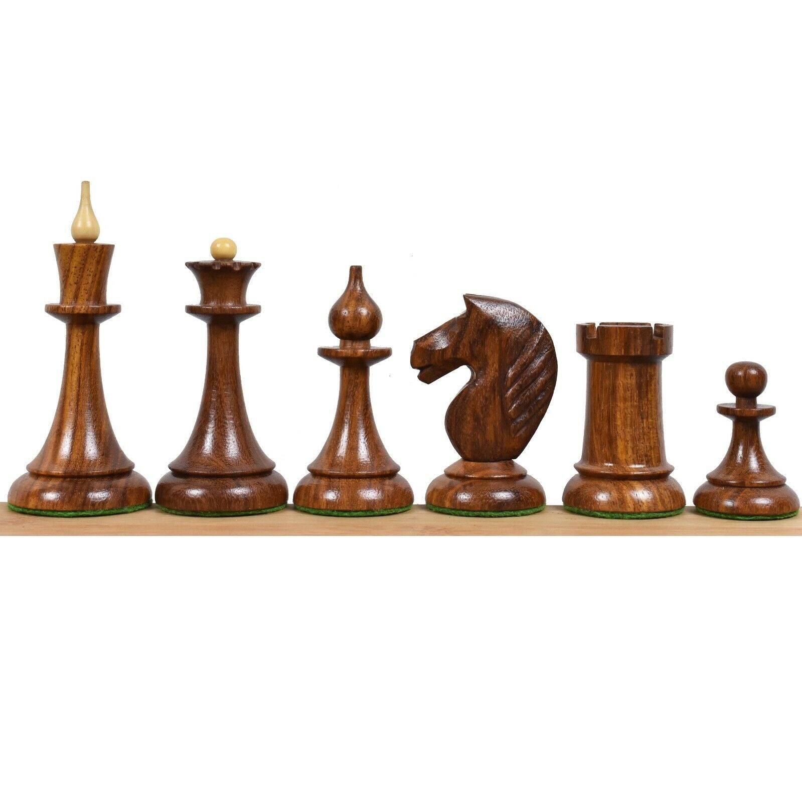 1950s' Soviet Latvian Reproduced 102mm Chess Pieces