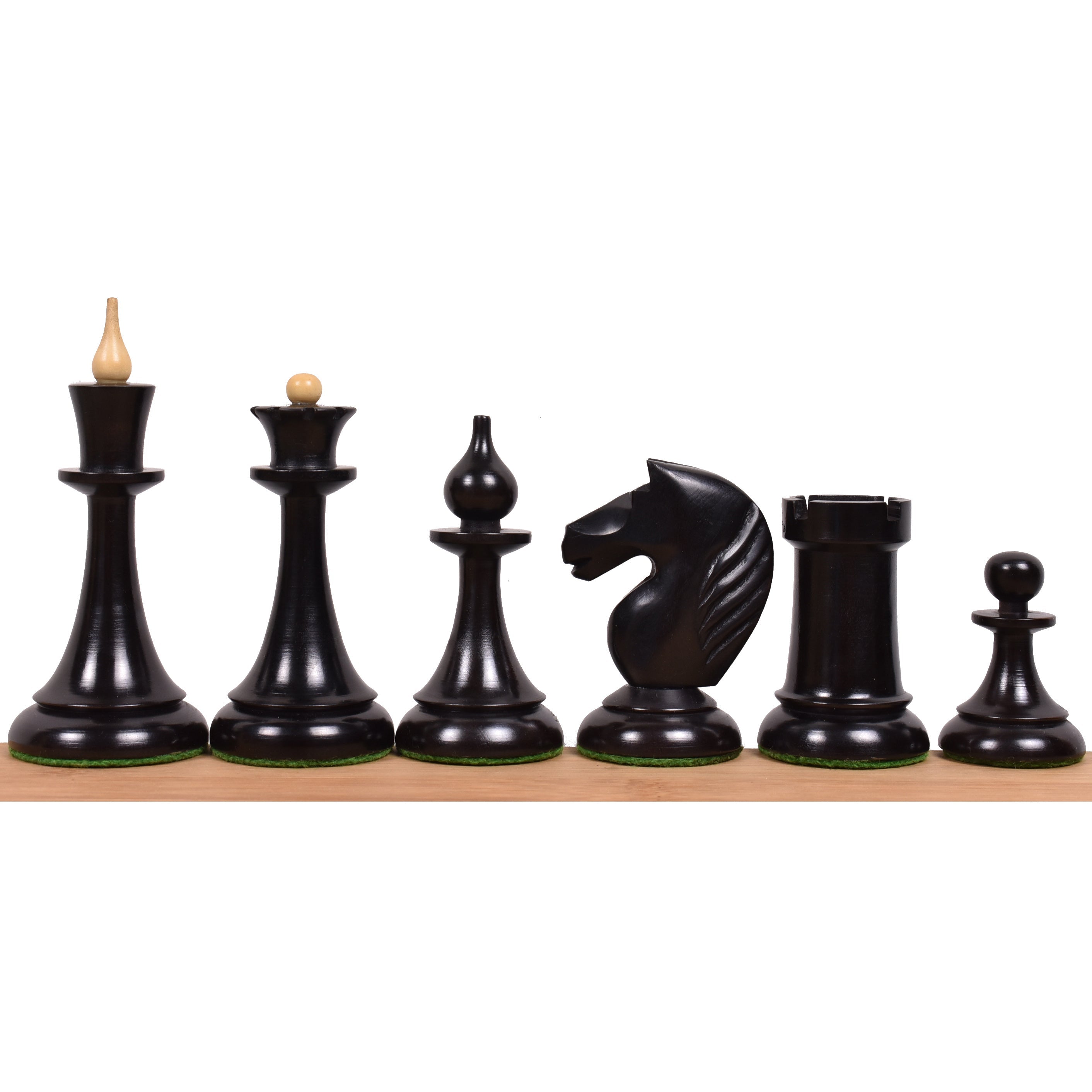 1950s' Soviet Latvian Reproduced 102mm Chess Pieces