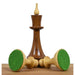 1950s' Soviet Latvian Reproduced 102mm Chess Pieces