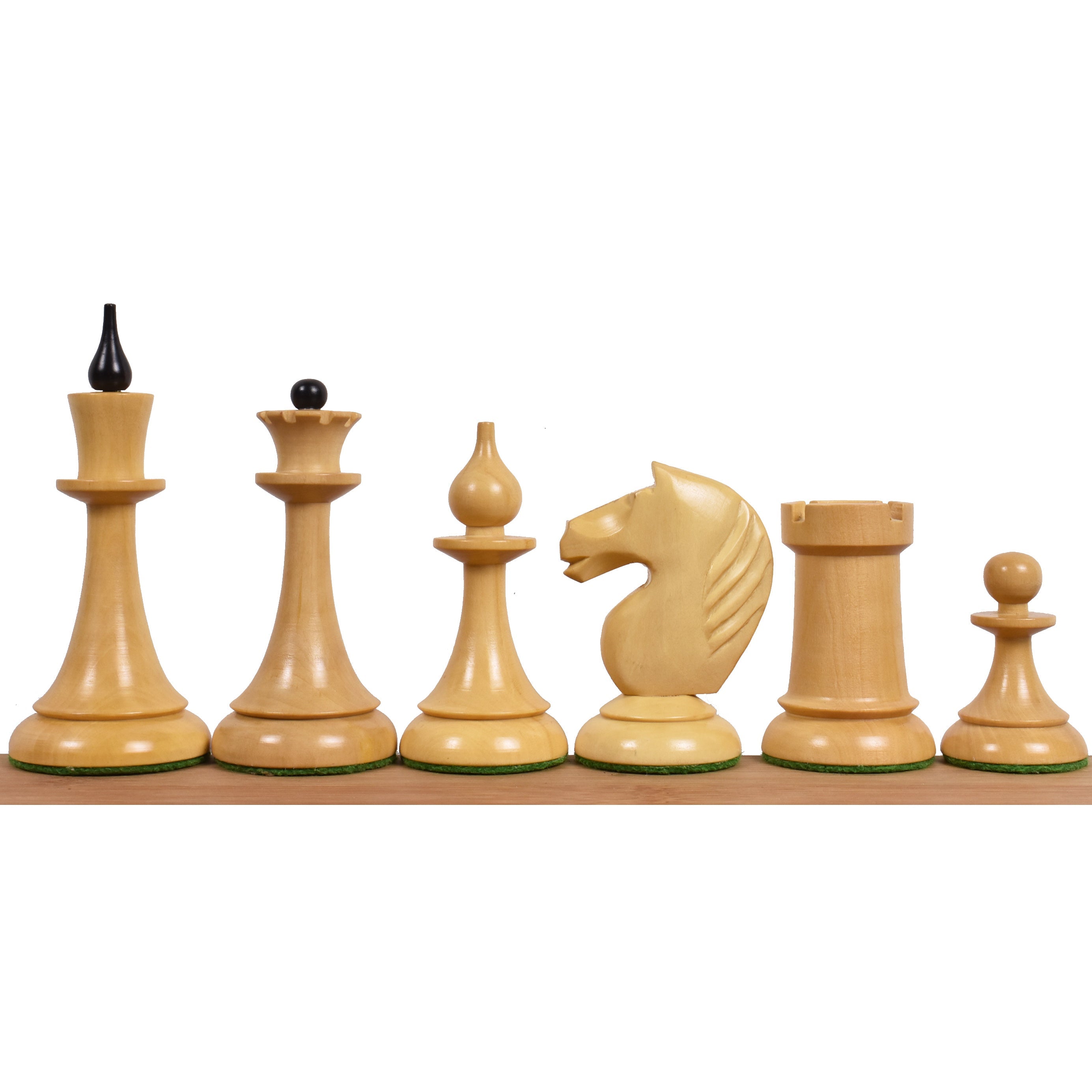 1950s' Soviet Latvian Reproduced 102mm Chess Pieces