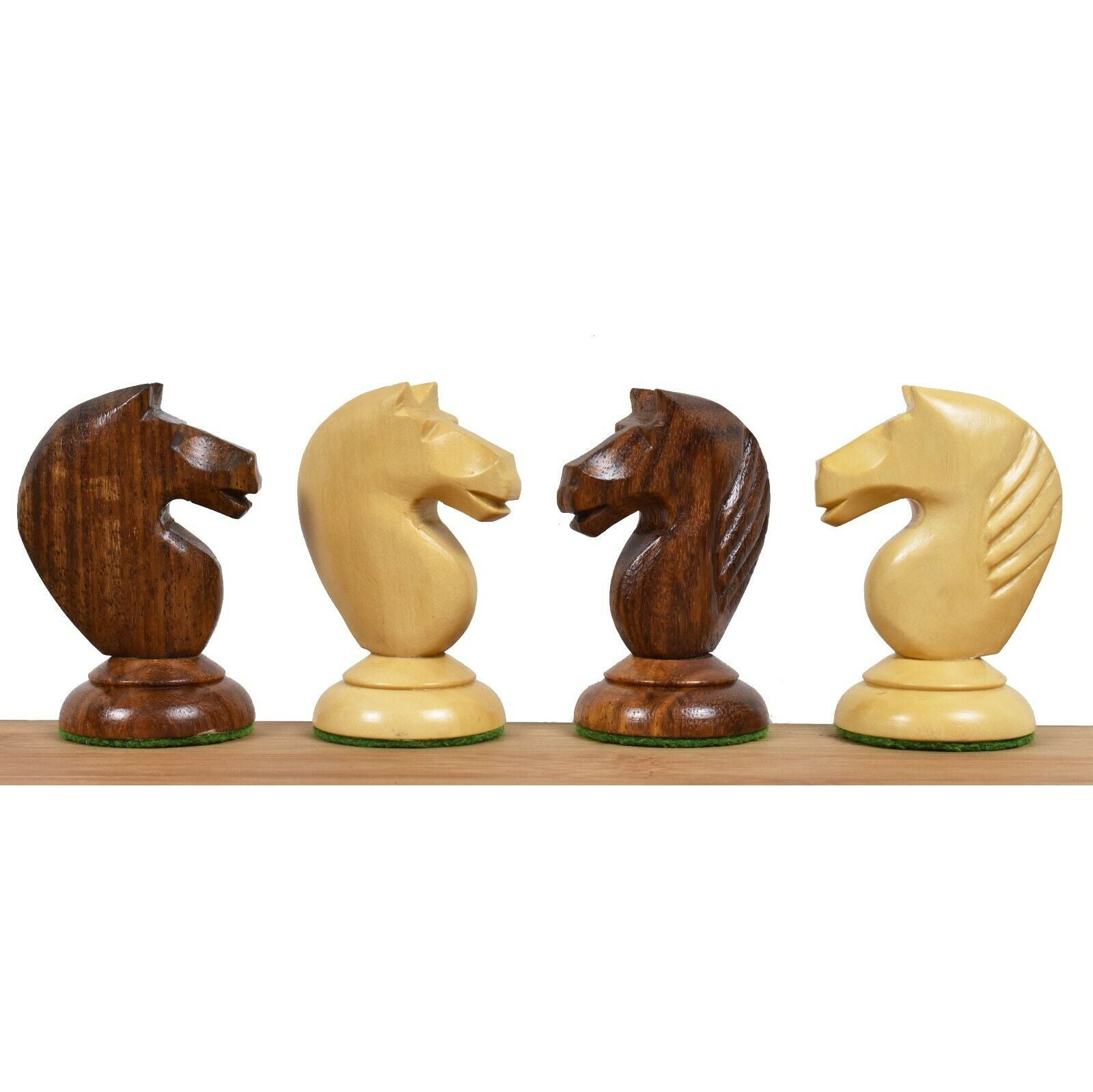 1950s' Soviet Latvian Reproduced 102mm Chess Pieces