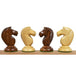 1950s' Soviet Latvian Reproduced 102mm Chess Pieces