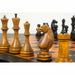 Antiqued boxwood Botvinnik Flohr-II knight in close up