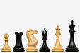 Sterling Chess Dominator Staunton chess pieces in genuine ebony and boxwood, 103mm king