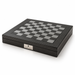 Dal Rossi carbon fibre chess box shown from a three-quarter angle
