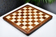 Player's Choice sheesham and maple chess board, close detail of the grain