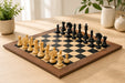 Pegasus Series Artisan Staunton V2.0 ebony chess set with a 60cm board